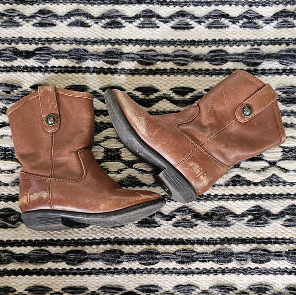 Frye Melissa Button Little Girls Leather Boots size 6 - Picture 2 of 6